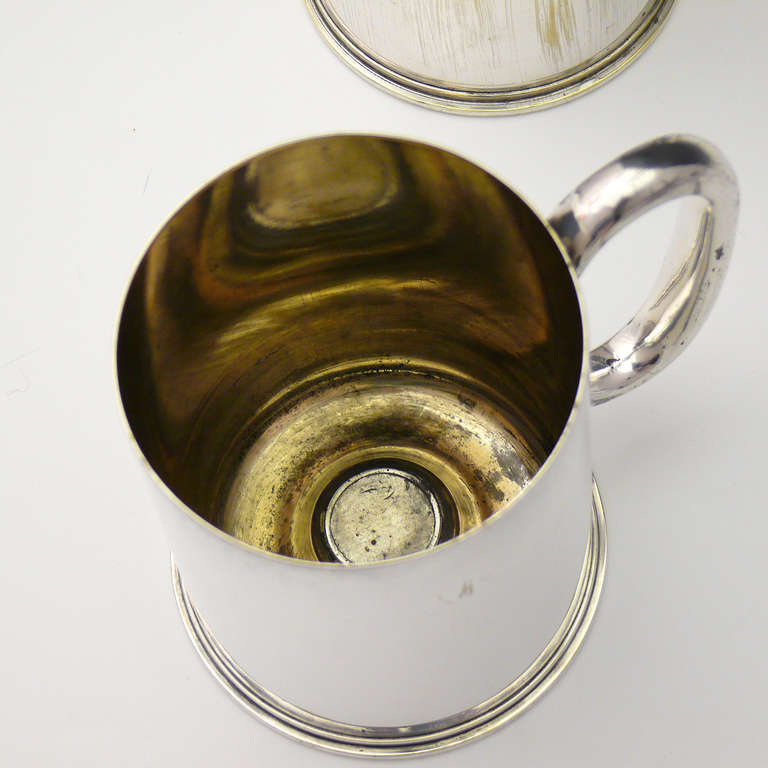 20th Century Pair of Artillery Shell Tankards