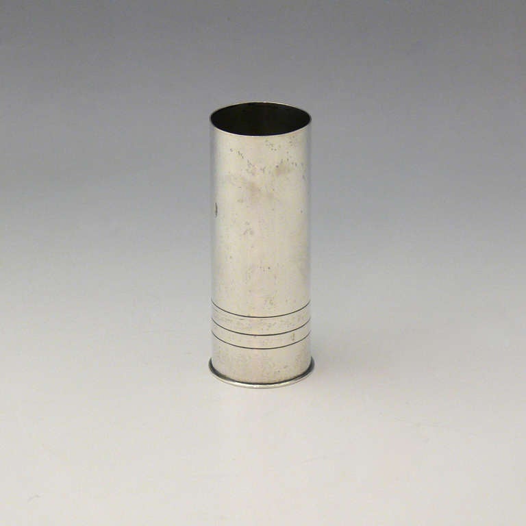 British Sterling Silver One Shot Measure