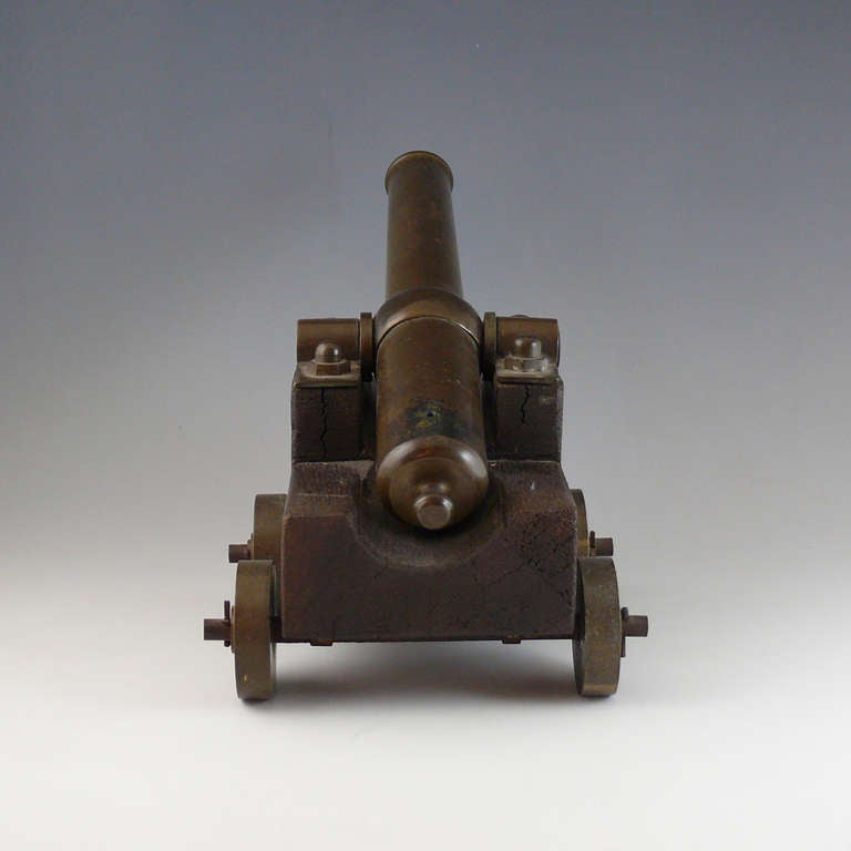 Small Bronze Starting Cannon 5