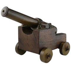Antique Small Bronze Starting Cannon