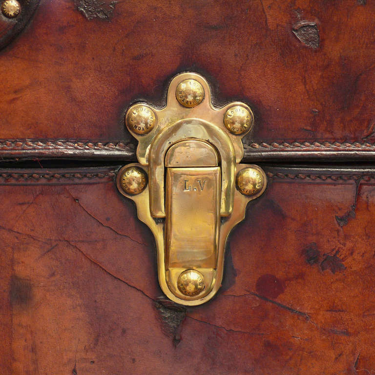 Louis Vuitton Leather Cabin Trunk, circa 1895 5
