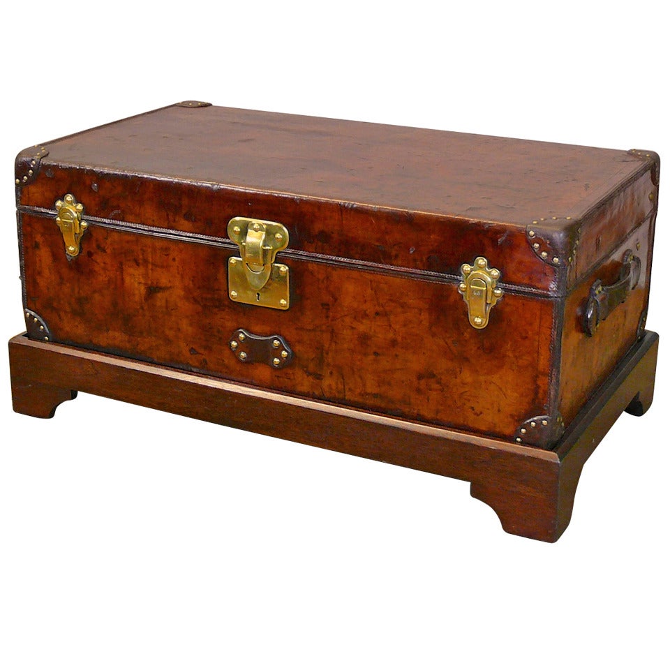 Louis Vuitton Leather Cabin Trunk, circa 1895