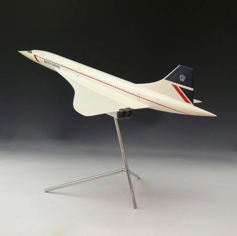 20th Century 1980s Concorde Model