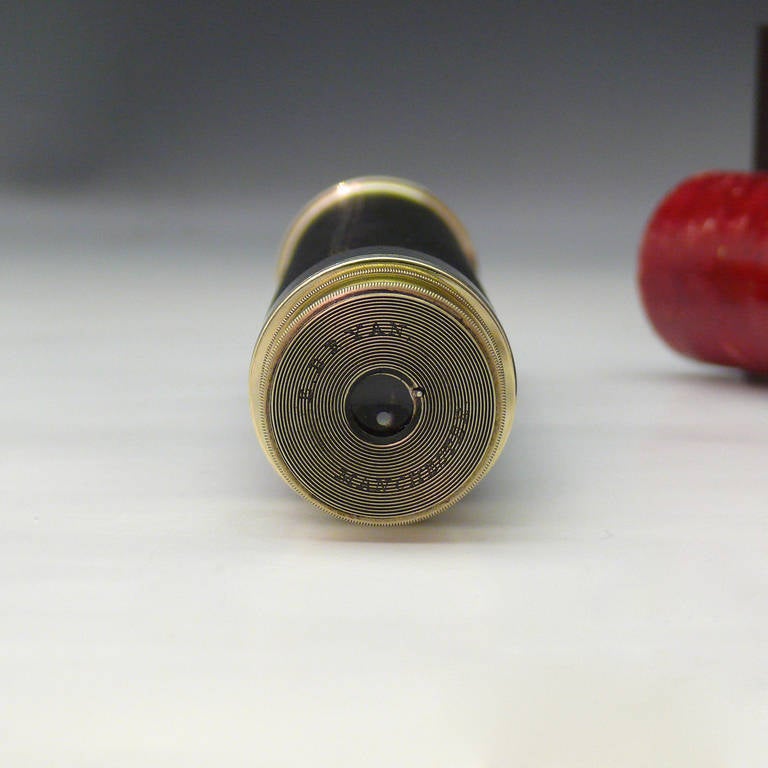 Leather Cased Telescope, by E. Bryan