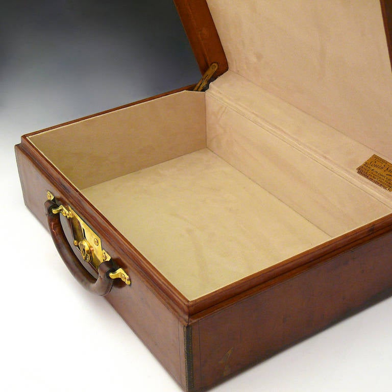 Louis Vuitton Leather Attache Case Circa 1910 1