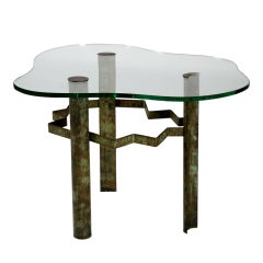 Exquisite '40s low table by Ugo Carà