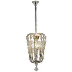 Monumental Chandelier By Barovier & Toso