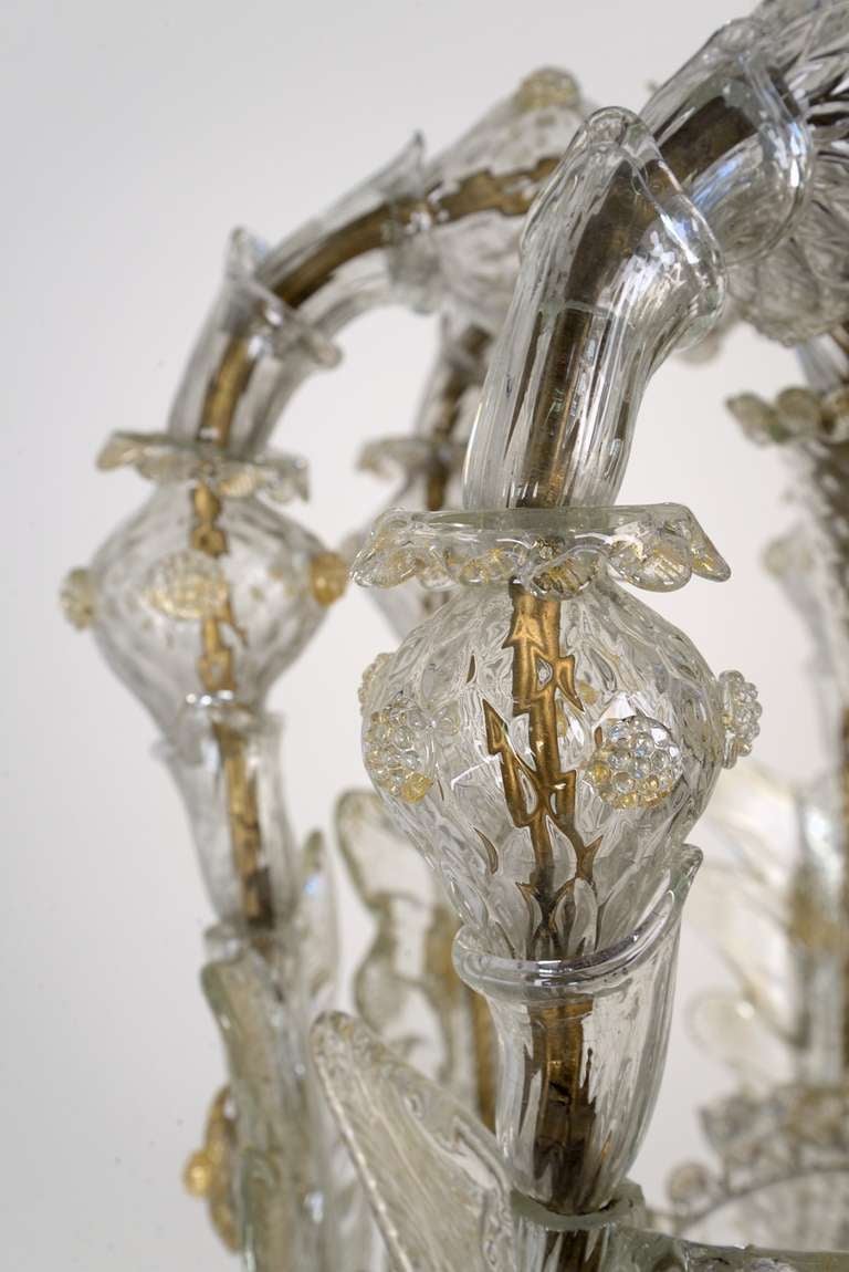 Monumental Chandelier By Barovier & Toso In Good Condition In Saint Ouen, IDF