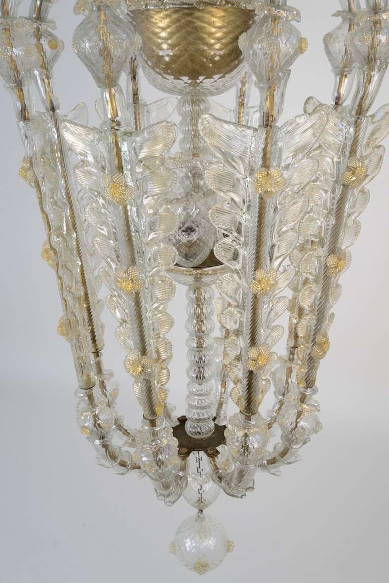 Mid-20th Century Monumental Chandelier By Barovier & Toso