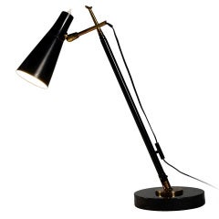 Extremely rare Model 201 table/floor lamp by Giuseppe Ostuni for Oluce