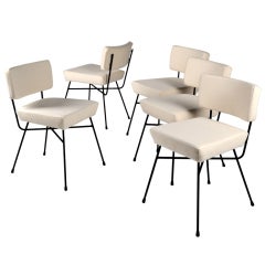 Set of 5 Elettra chairs by BBPR for Arflex