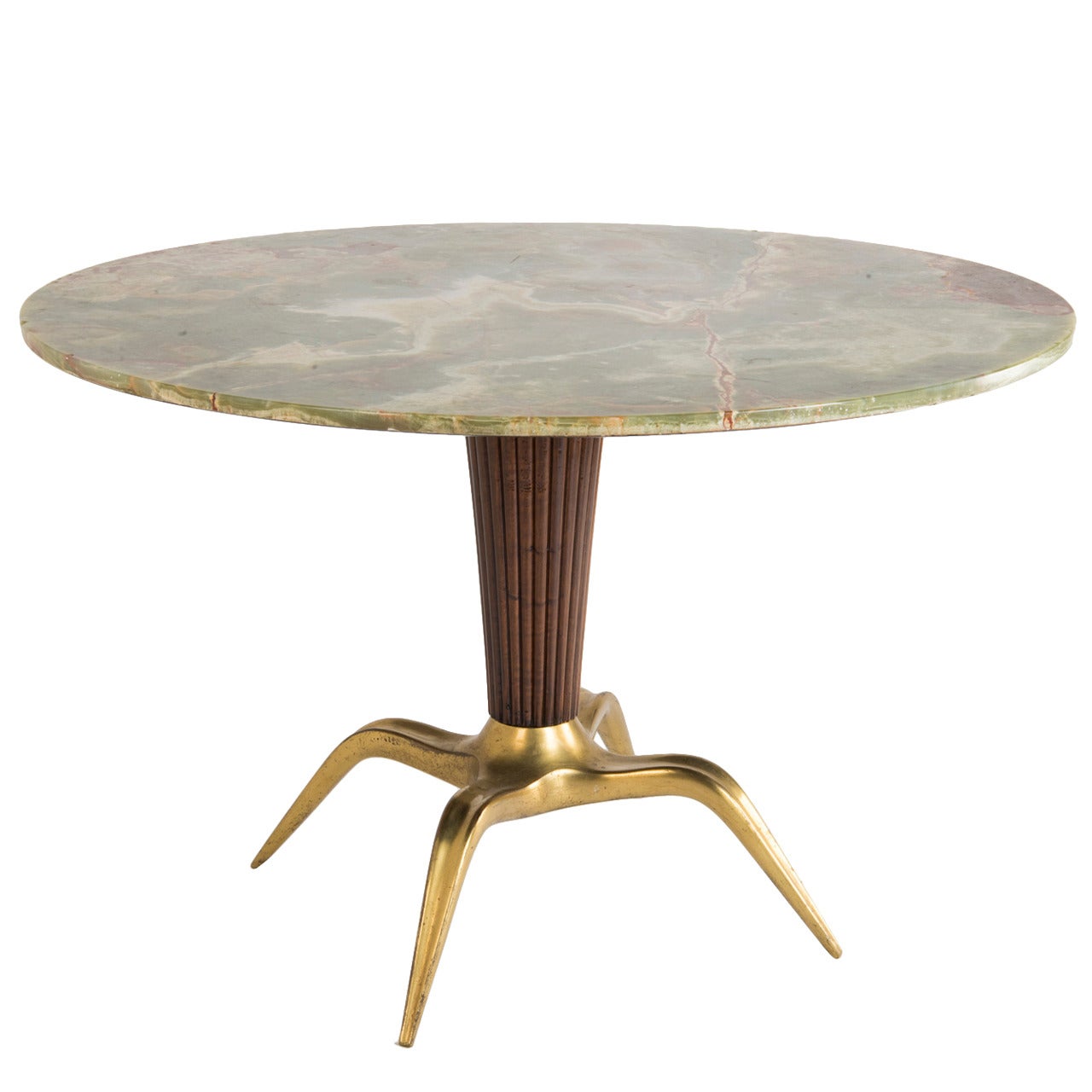 Extraordinary organic table by Melchiorre Bega, 1940