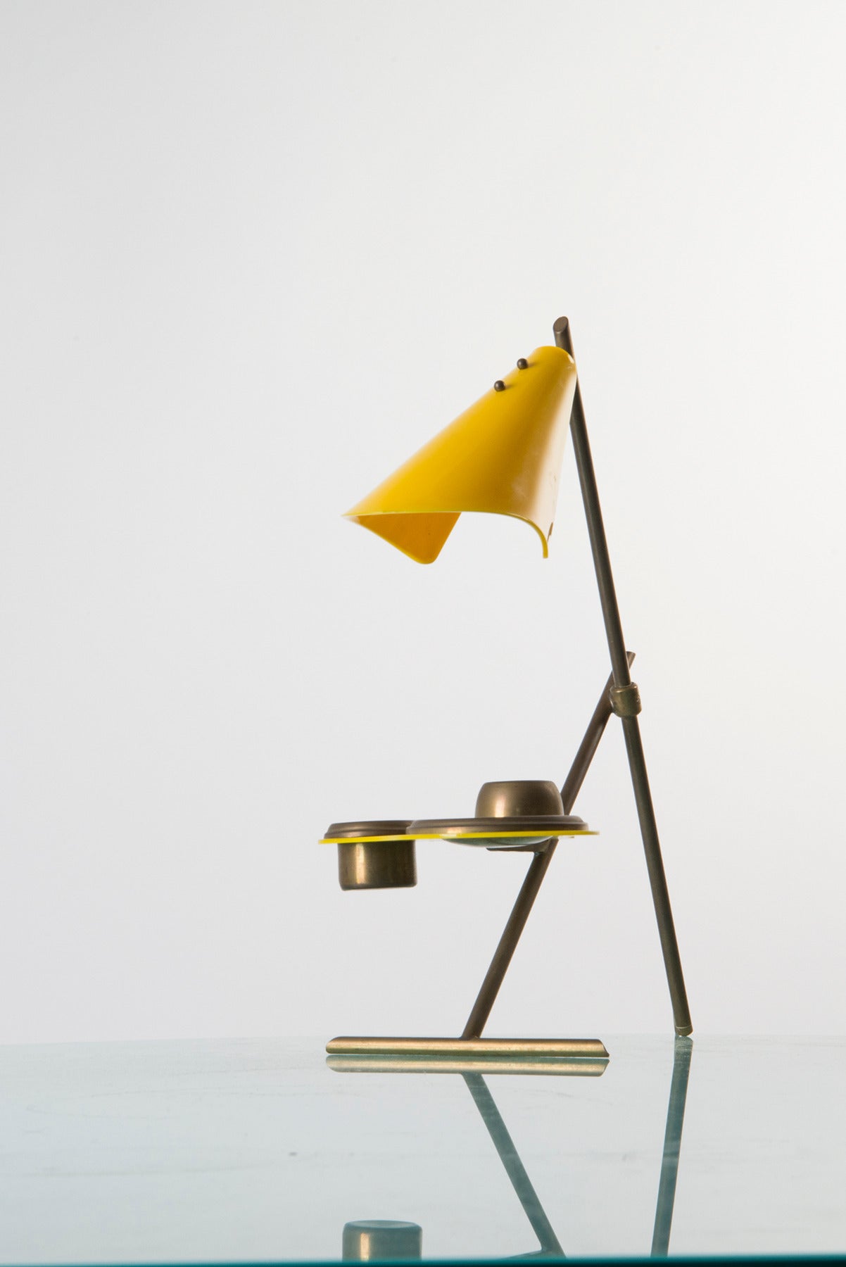 Mid-20th Century 1950s Italian Inkwell Lamp