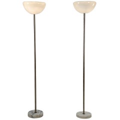 Pair of "Papavero" floor lamps by Achille & Pier Giacomo Castiglioni for Flos