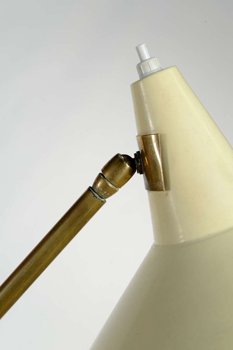 Mid-20th Century Exquisite '50s double arm floor lamp