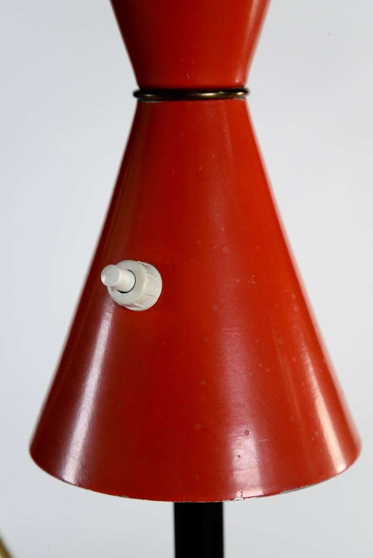 Exquisite '50s double arm floor lamp 4