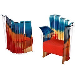 "King of Nobody" Pair of Armchairs by Gaetano Pesce for Zerodisegno