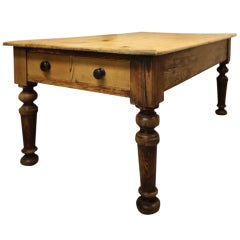 19th Century English Antique Baking/Dining Table.