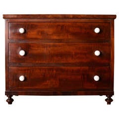 Miniature Antique Mahogany Chest of Drawers