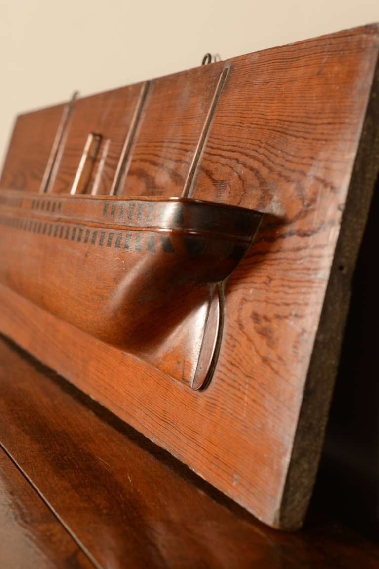 Mounted English Antique Ship Hull Model 2