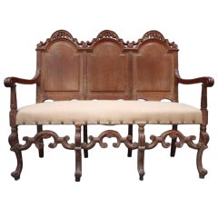 Decorative Antique Open Arm Seat/Sofa/Bench