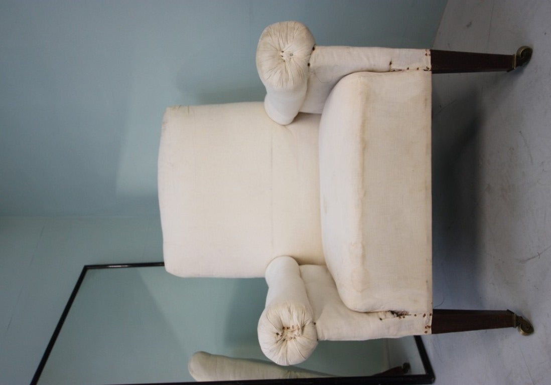 Large 19th Century Antique Howard & Sons Armchair.
