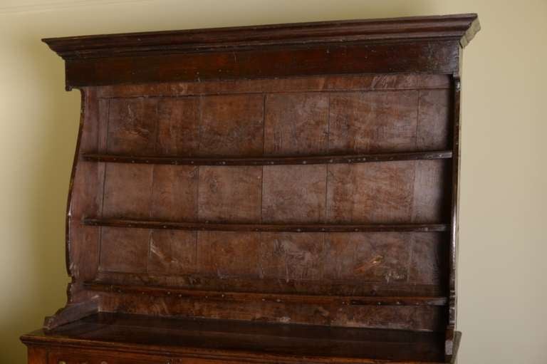 Conwy Valley 18th Century Antique Oak Welsh Dresser In Excellent Condition In Lancashire, GB
