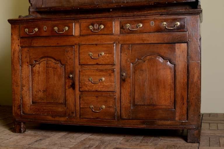 18th Century and Earlier Conwy Valley 18th Century Antique Oak Welsh Dresser