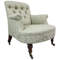 Howard 
Sons Antique Upholstered Armchair.