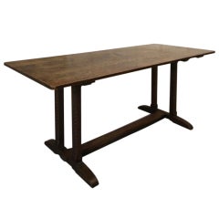 1940
s Oak Refectory Dining Table.