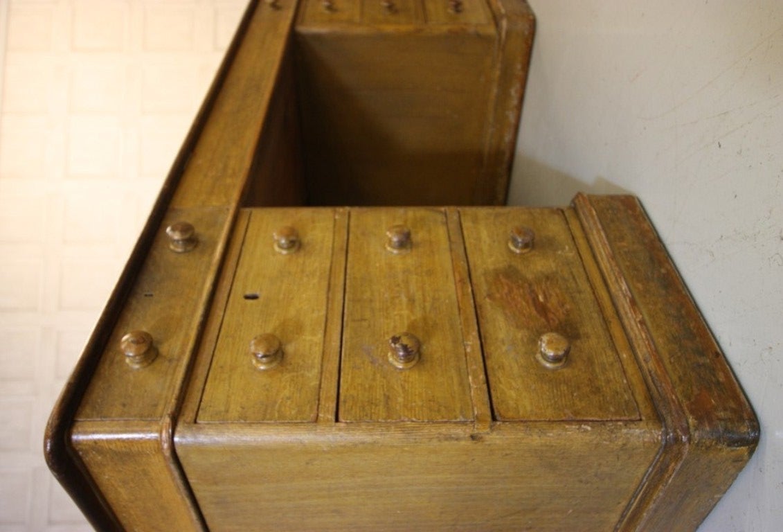 antique double sided desk