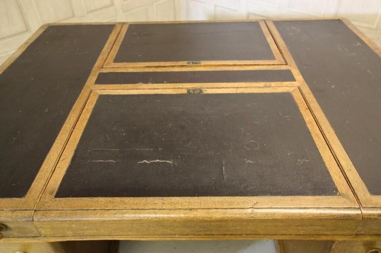 19th Century Huge Antique Double Sided Partners Desk.