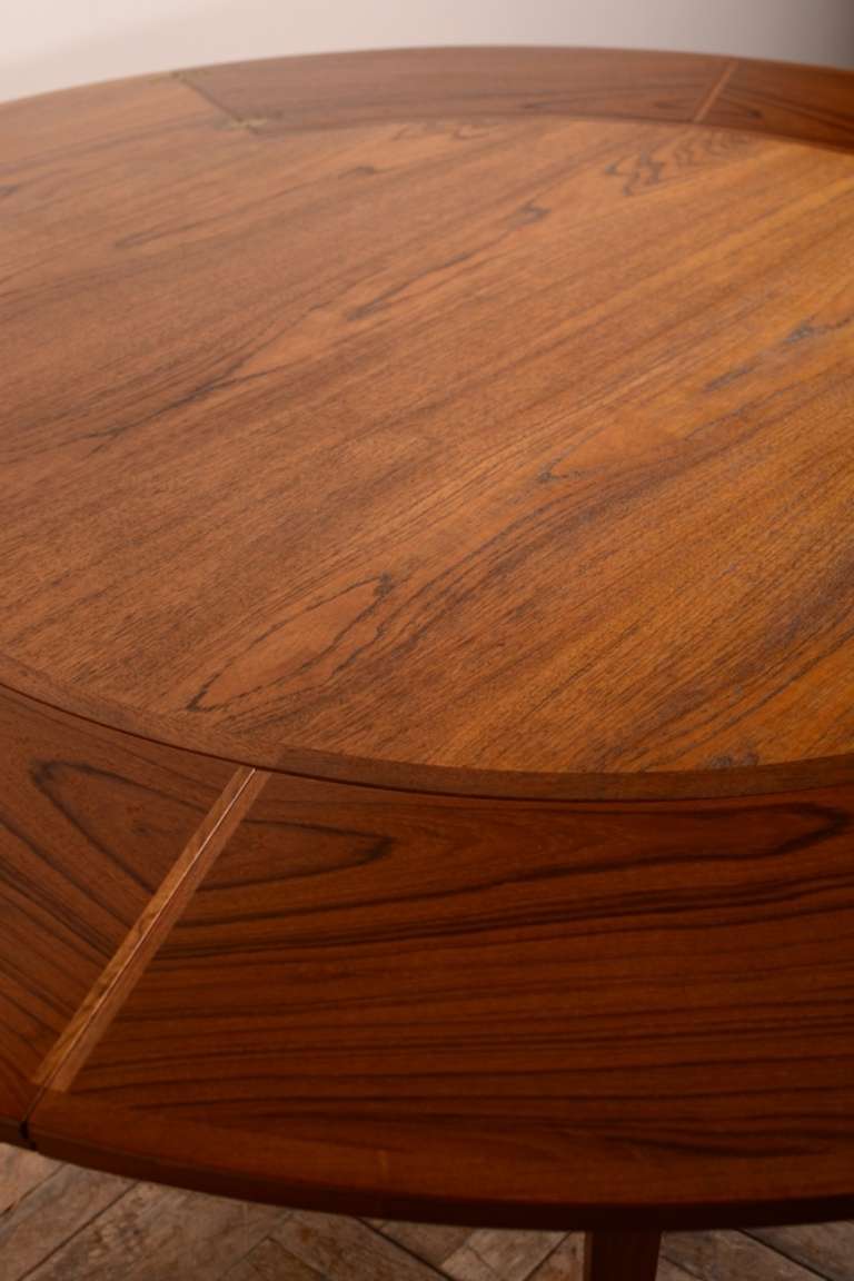 Danish Lotus or Flip-Flap Teak Dining Table 2