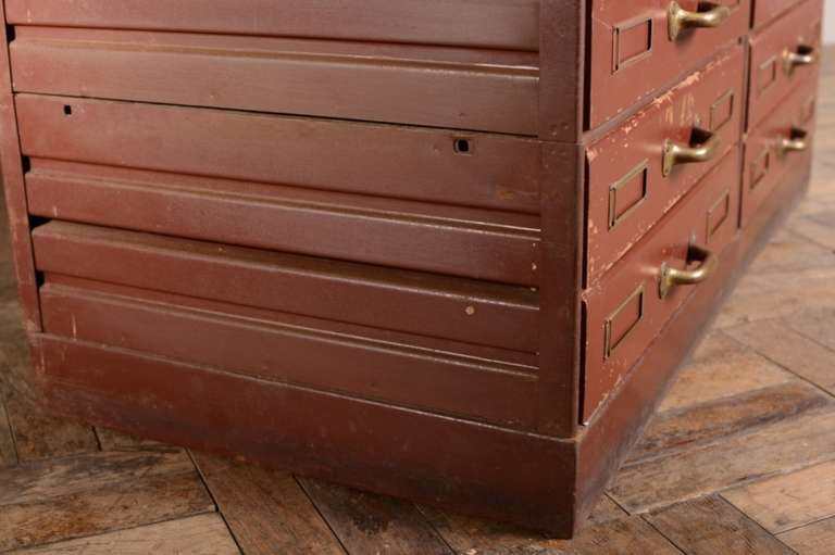 1940's Industrial Stacking Metal Chest 3