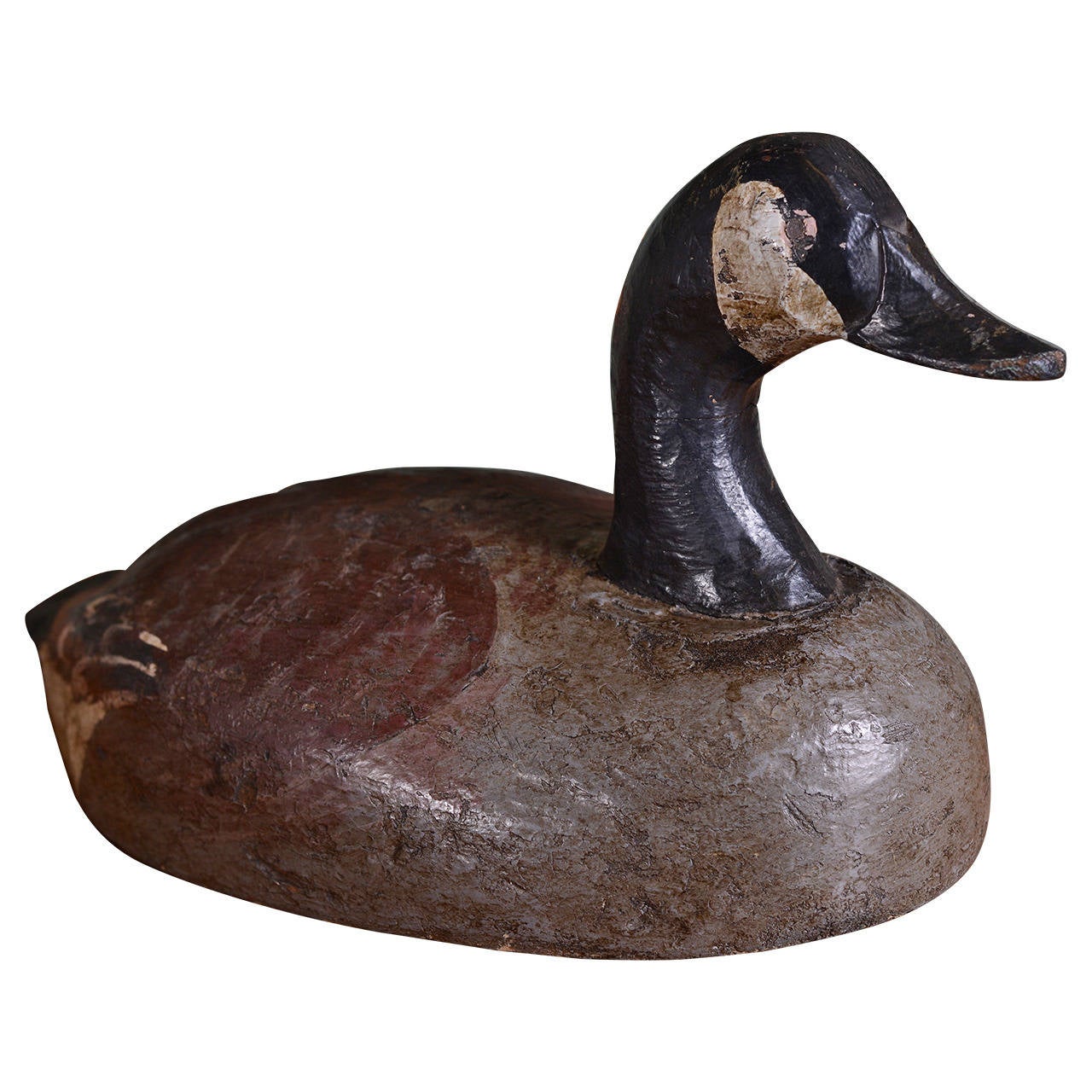 Original Edwardian Antique Decoy Goose