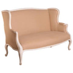 Fabulous Upholstered Antique Sofa in Original Paint