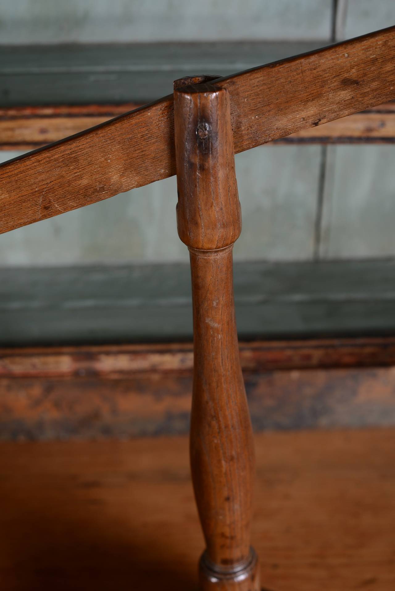 19th Century English Antique Treen Butter Scales