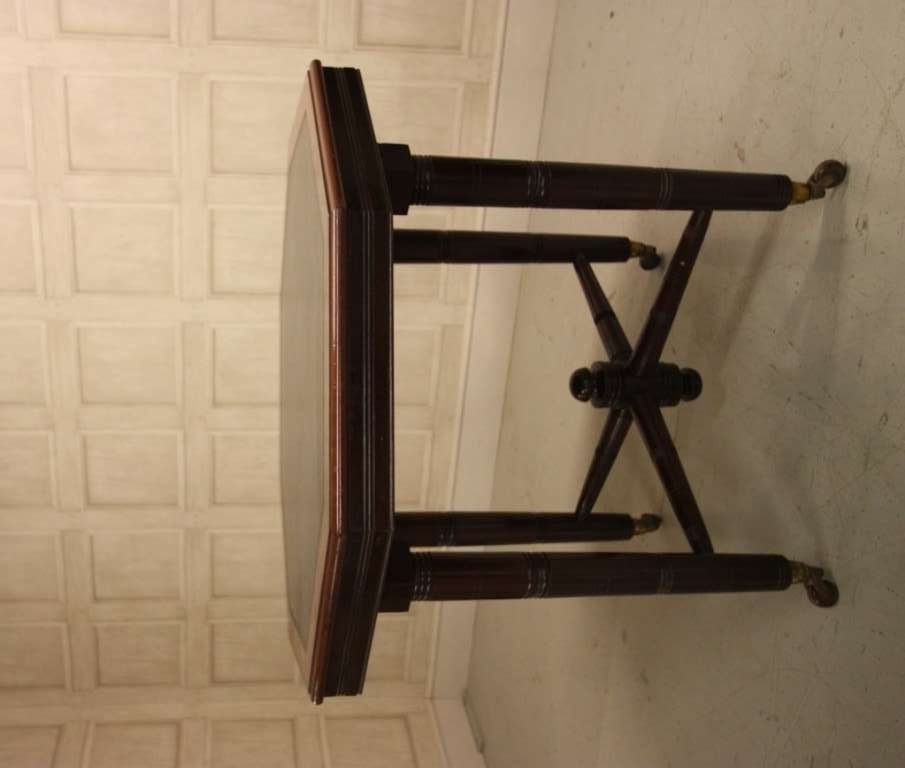 Arts & Crafts Antique Mahogany Centre Table.
A very good quality, 19th century antique mahogany centre library table made in the Art & Crafts manner.
Using the best quality mahogany timber, this antique centre writing table has tapering, ring