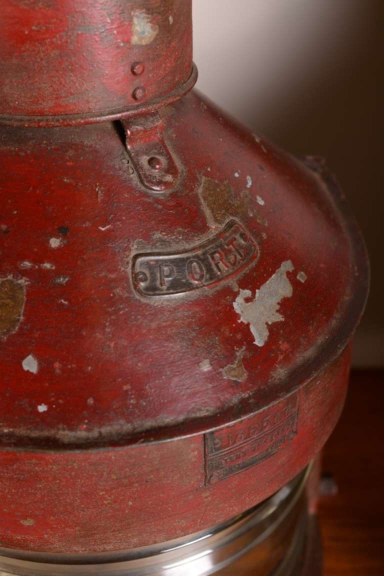 Metal True Pair of 19th Century Antique Ship's Lanterns