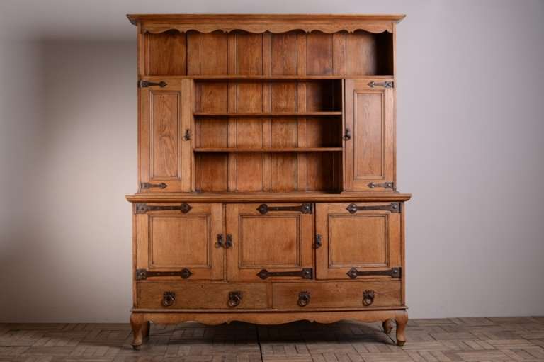 Rare 19th Century Heals Antique Oak Dresser.