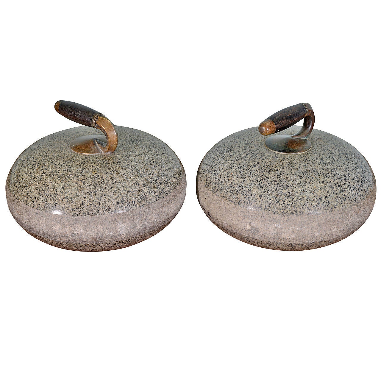 Great Pair of 19th Century Antique Curling Stones