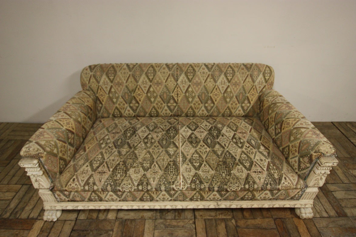 Early 20th Century Fabulous English Antique, Deep Seated Sofa