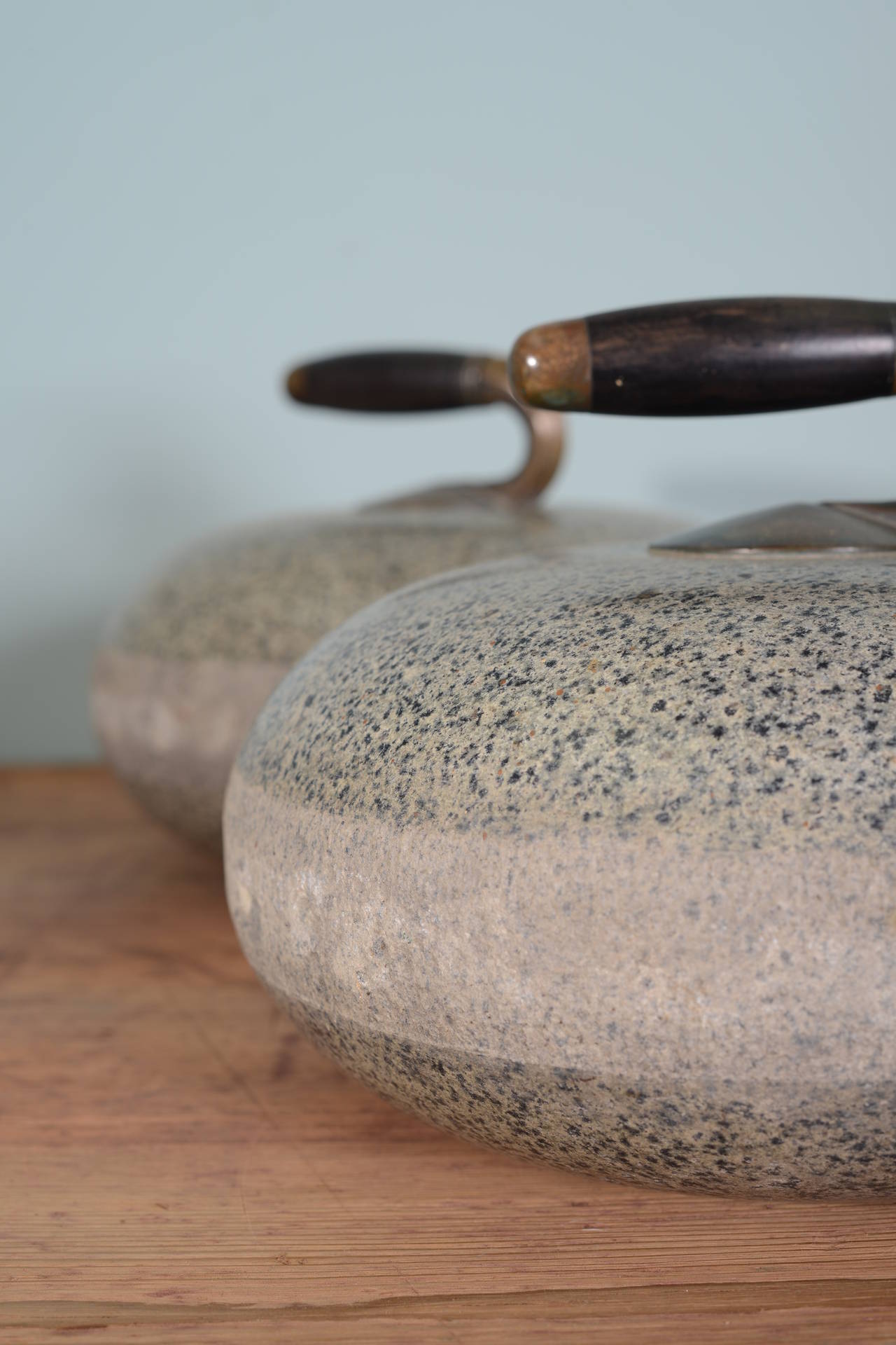 Great Pair of 19th Century Antique Curling Stones 1