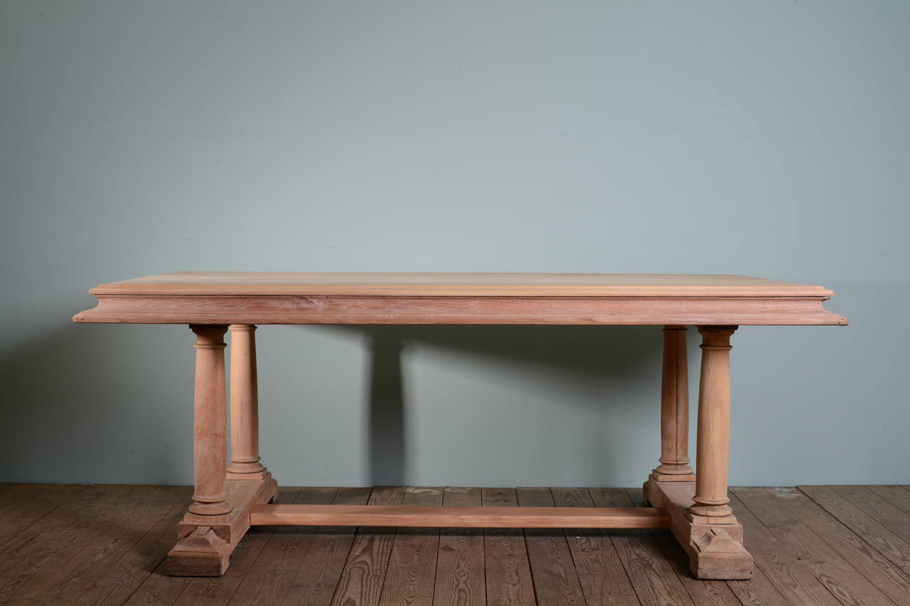 19th Century Antique Walnut Dining Table