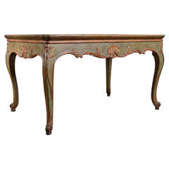 Antique 19th Century  Elegant Low Table in Original Paint