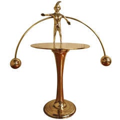 19th Century English Antique Bronze Balancing Toy