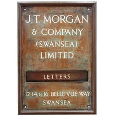 Bronze Antique Letter Box Cover