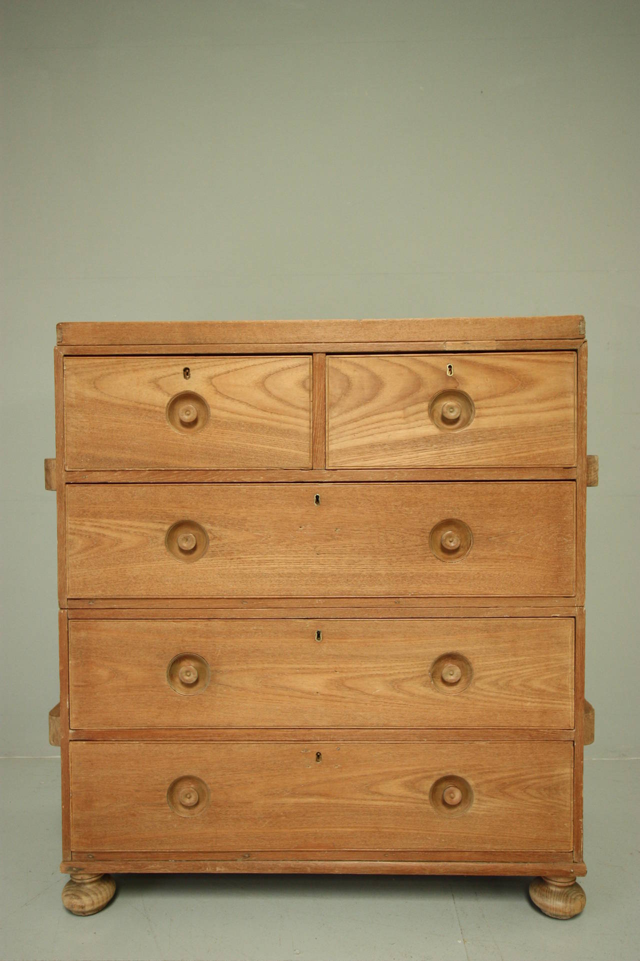 19th Century Antique Ships Chest in Teak