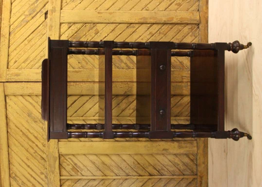 Georgian Antique Cuban Mahogany Library Stand