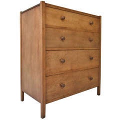 Antique Letchworth Oak Chest of Drawers by Heals